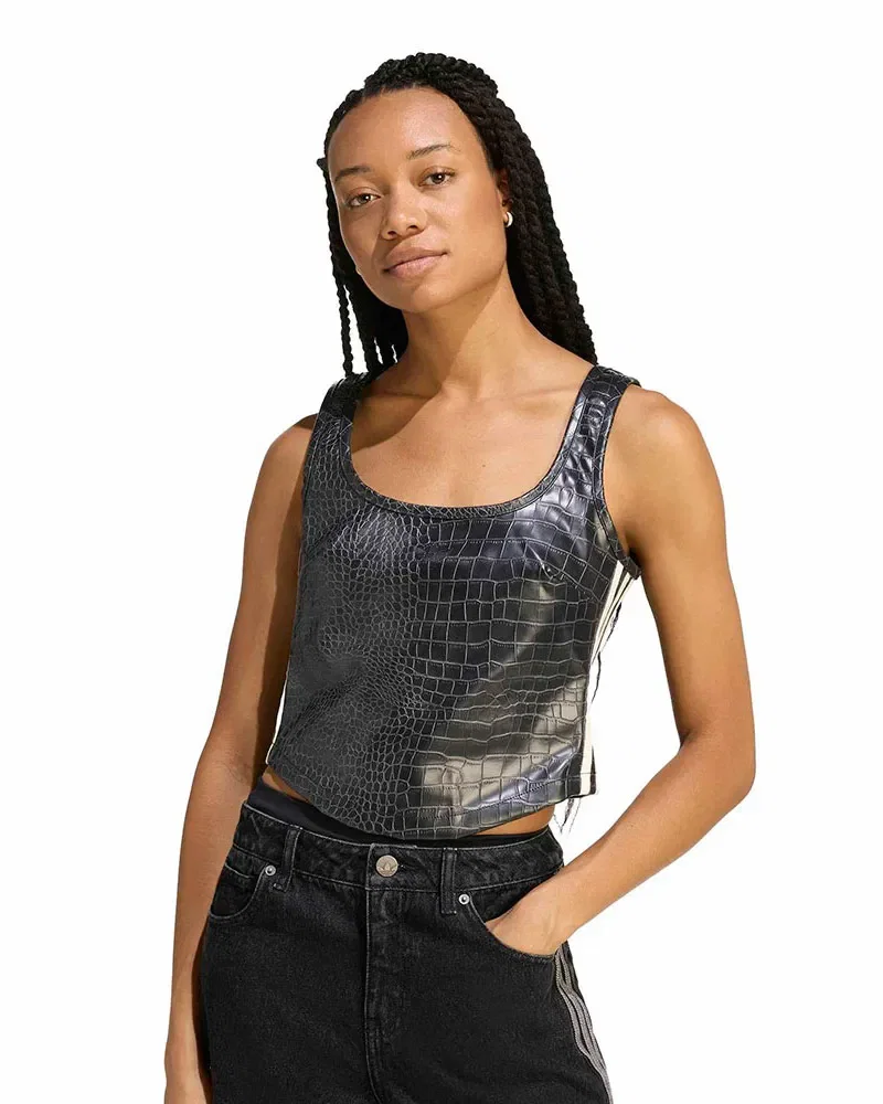 Regata Adidas Corset Material Sintético Feminina — imagem 1