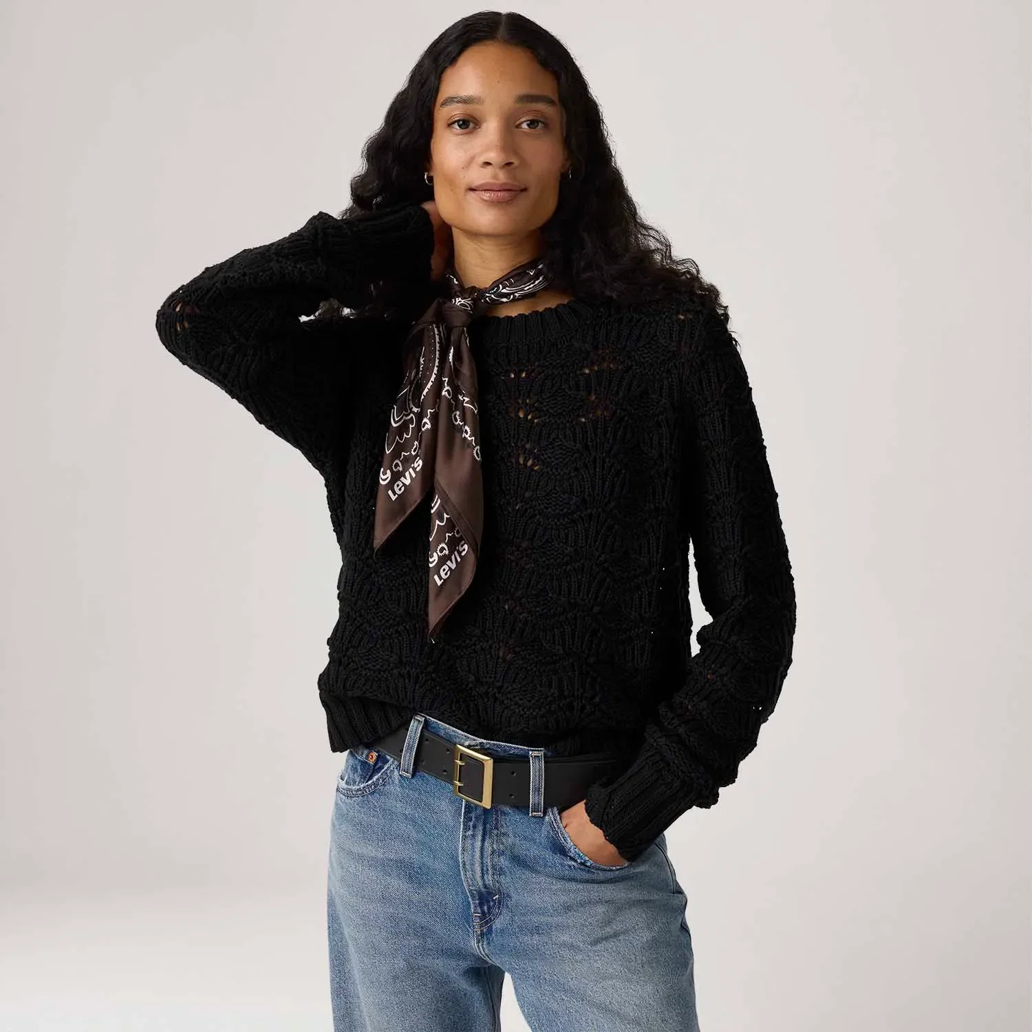 Bandana Levi's® Satin Marrom
