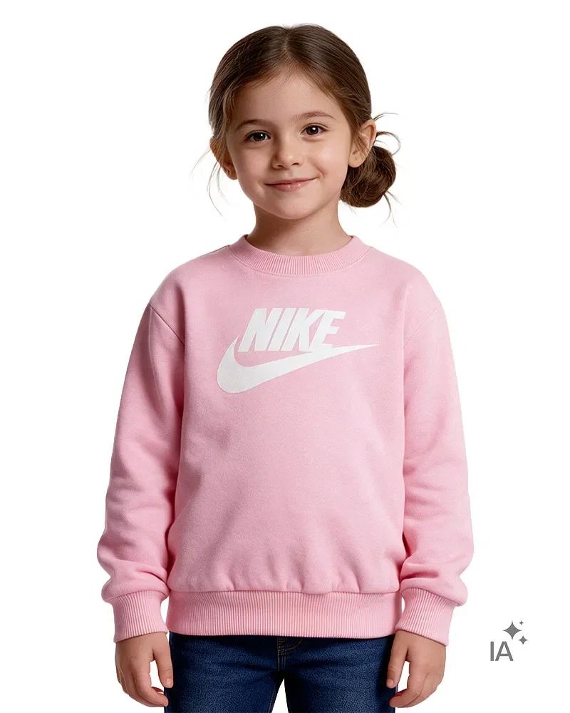Blusão Nike French Terry Crew Infantil