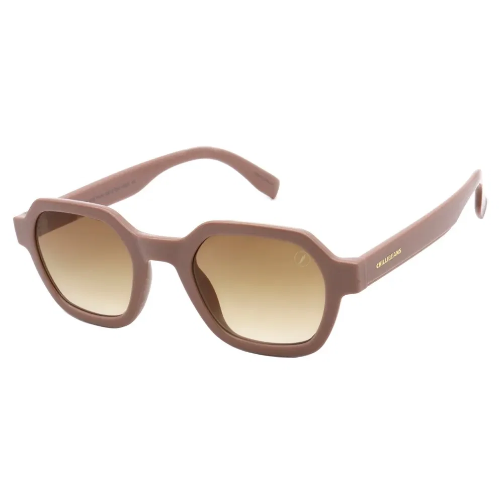 Óculos de Sol Feminino Teen Chilli Beans Redondo Degradê Marrom