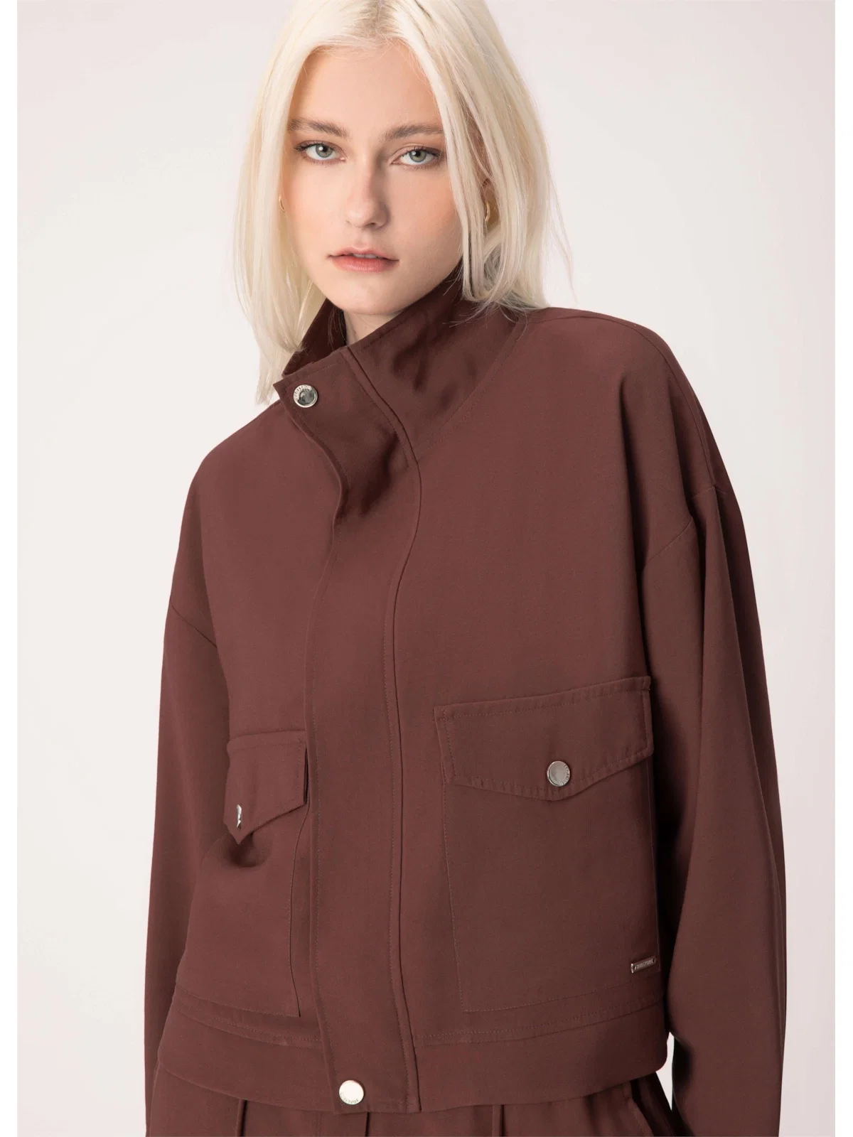 Jaqueta Twill Modern Marrom