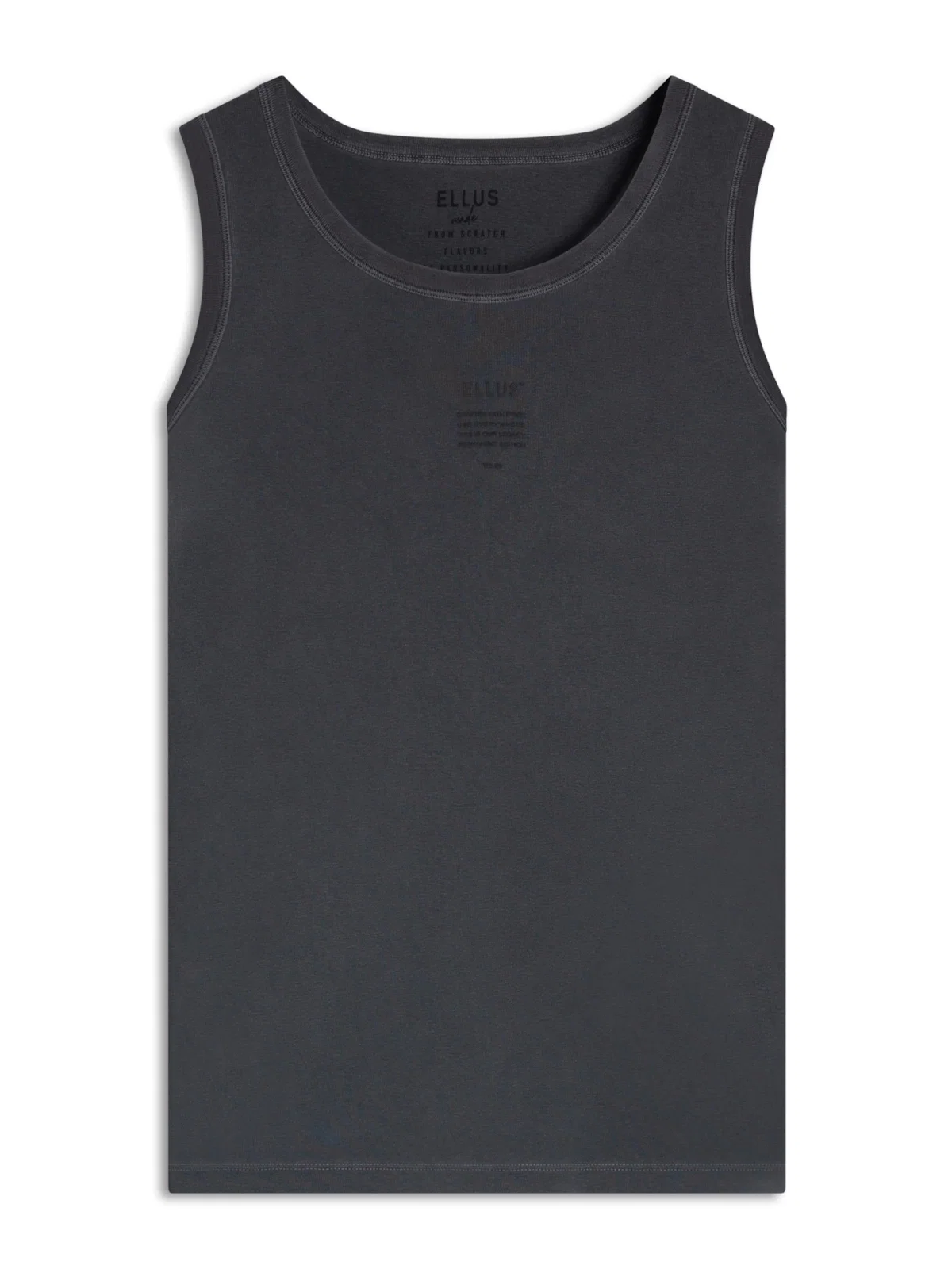 Regata Rib Washed Ellus Crafted Slim Preto — imagem 1