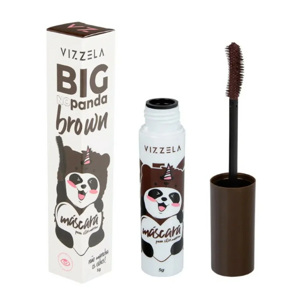Máscara para Cílios Vizzela Big No Panda Brown 5g