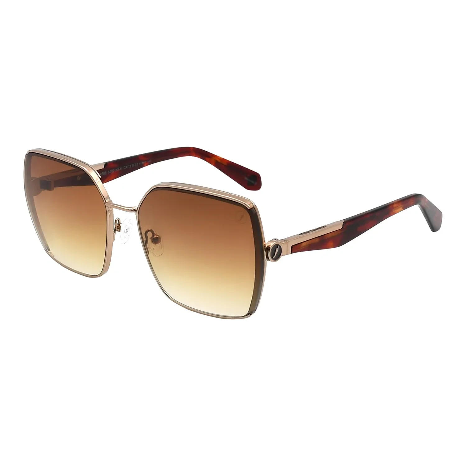 Óculos de Sol Feminino Chilli Beans Premium Quadrado Degrade Marrom — imagem 1