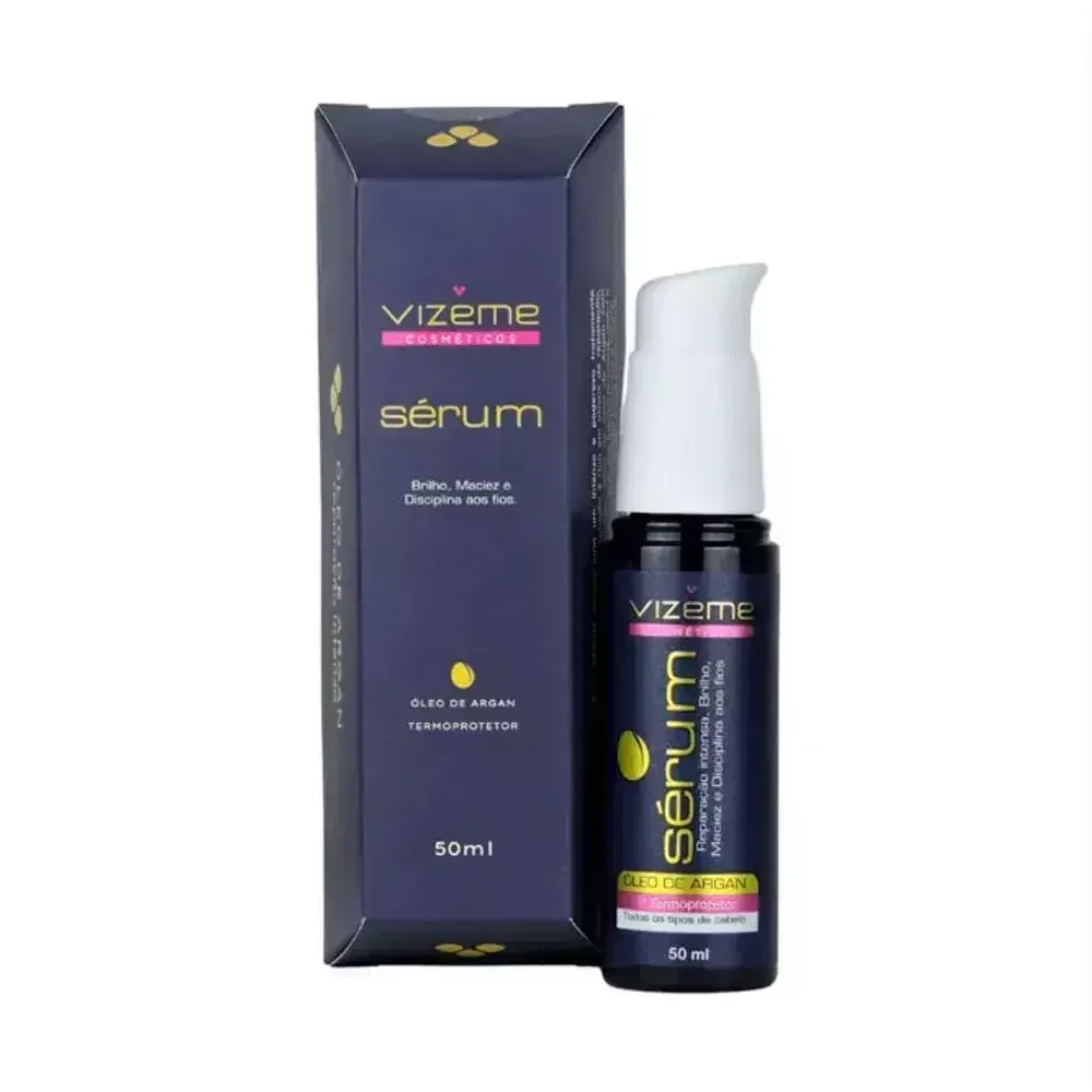 Sérum Termoprotetor Vizeme Óleo de Argan 50ml