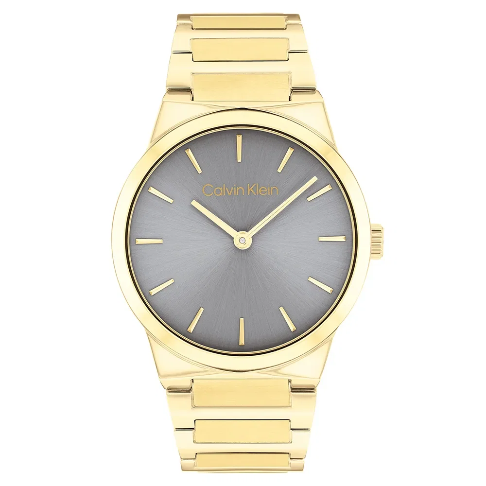 Relógio Calvin Klein Feminino Aço Dourado 25100082 — imagem 1