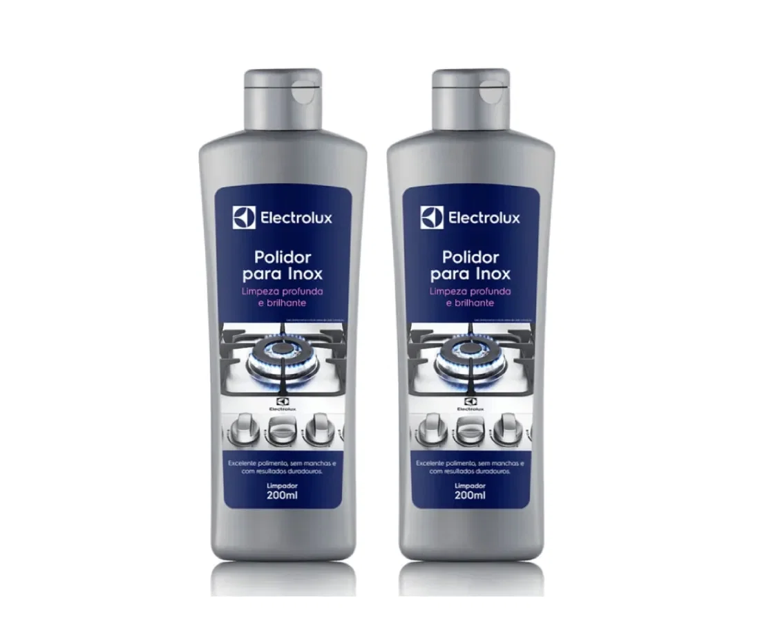Kit Polidor para Inox Electrolux 200ml 2 unidades