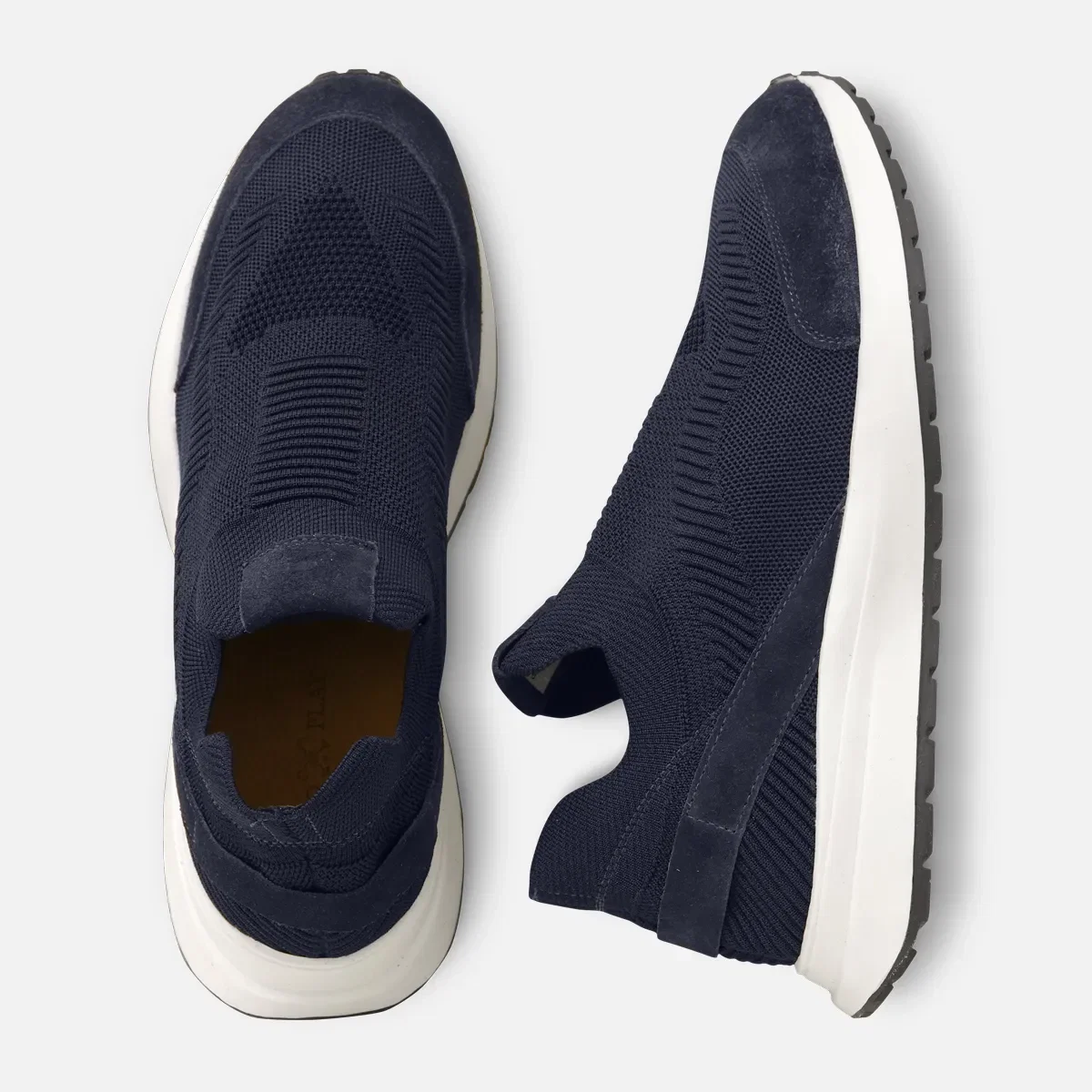 Tênis Knit Azul Marinho