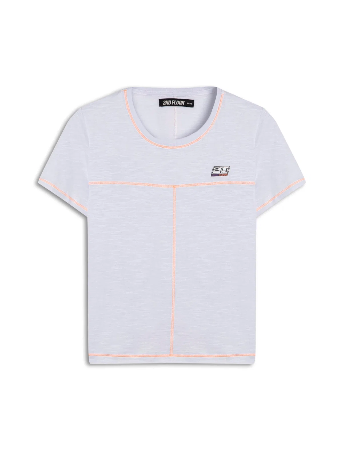 Blusa Flame Recortes Trancador Branco — imagem 1