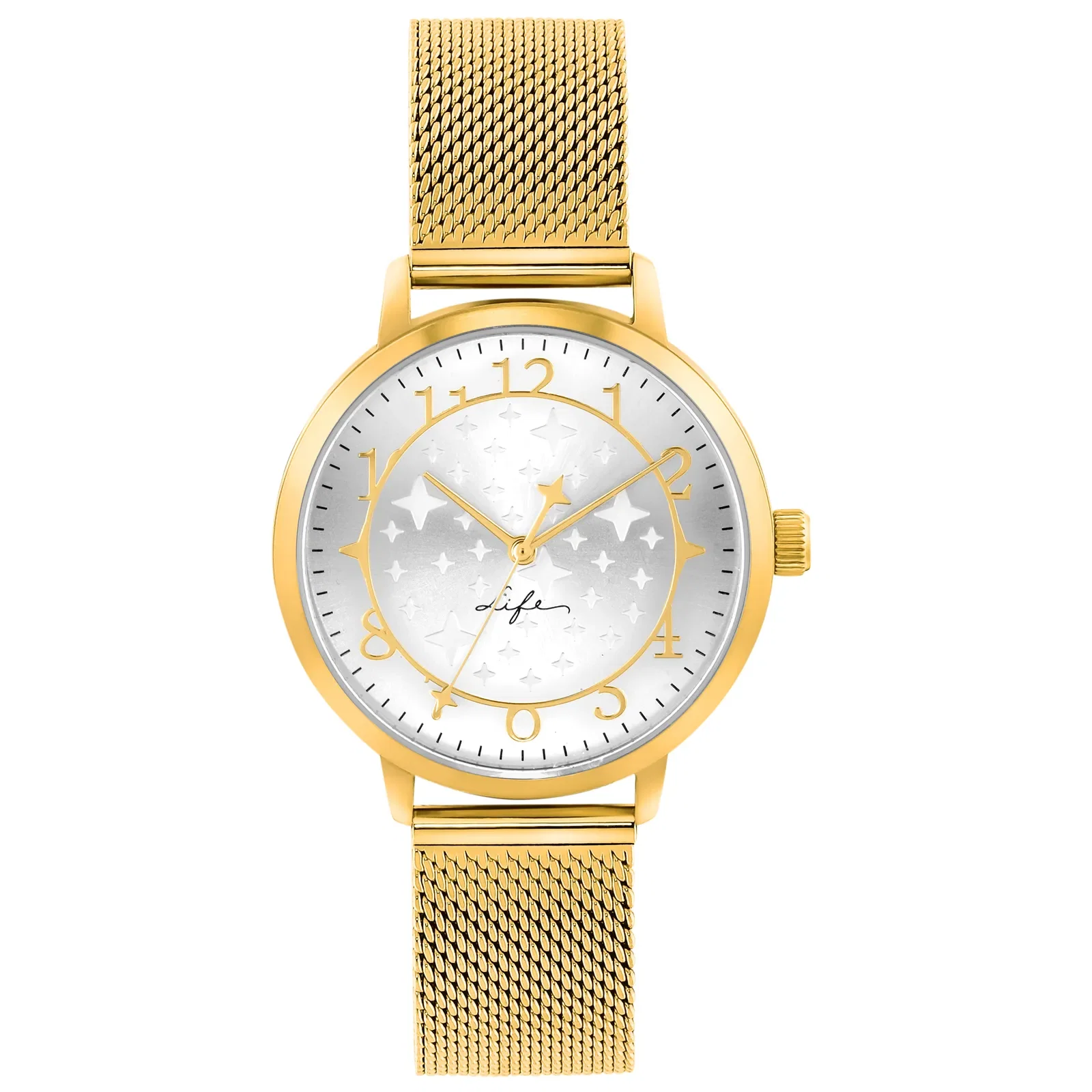 Relógio Life Star Feminino Aço Dourado — imagem 1