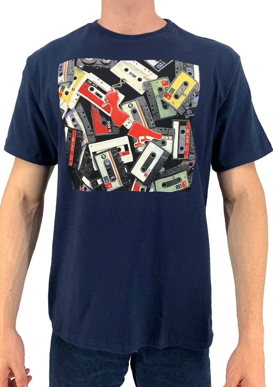 Camiseta Reserva Masculina Drive Print Azul Marinho