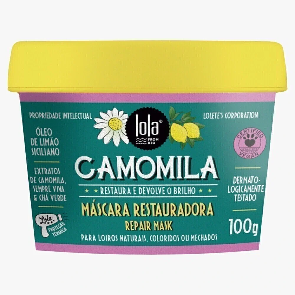 Máscara Restauradora Lola Camomila 100g