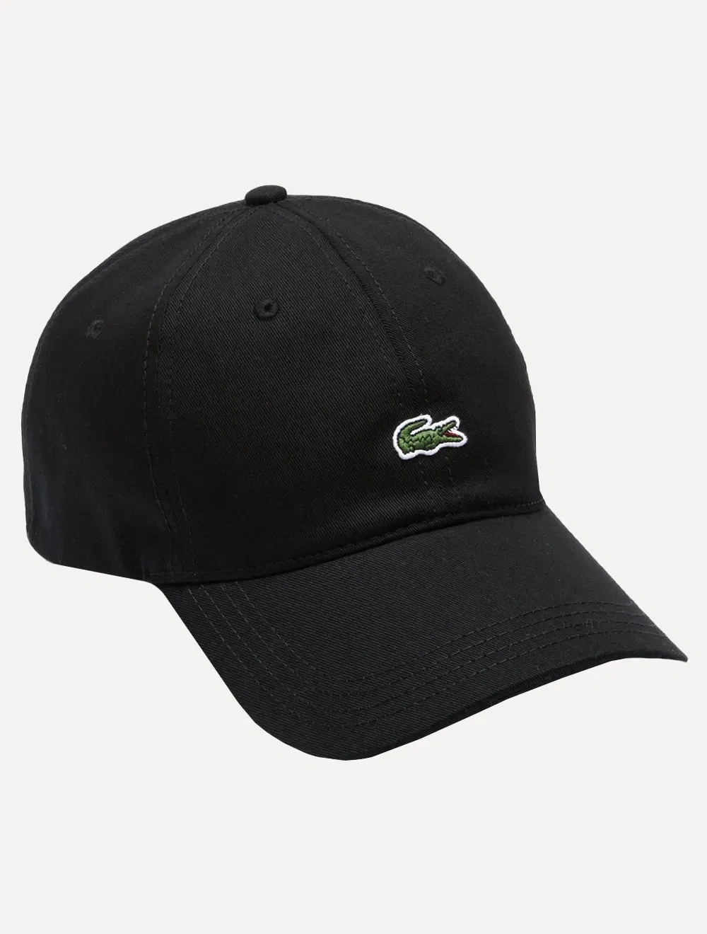 Boné Lacoste Masculino Sarja Croco Icon Preto