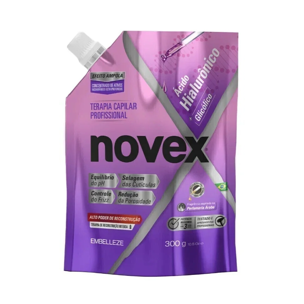 Refil Creme de Tratamento Novex Hialurônico PowerMax 300g