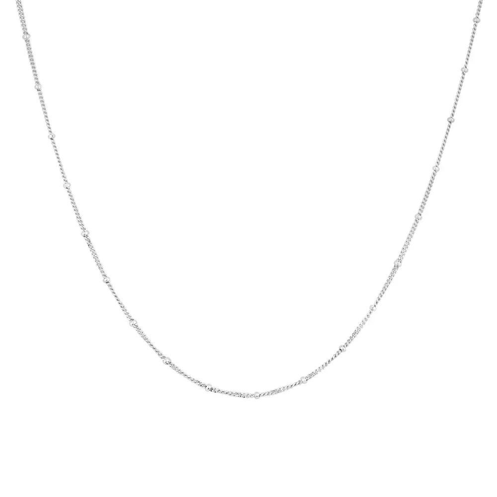 Corrente Life Bolinhas em Prata 925, 40cm