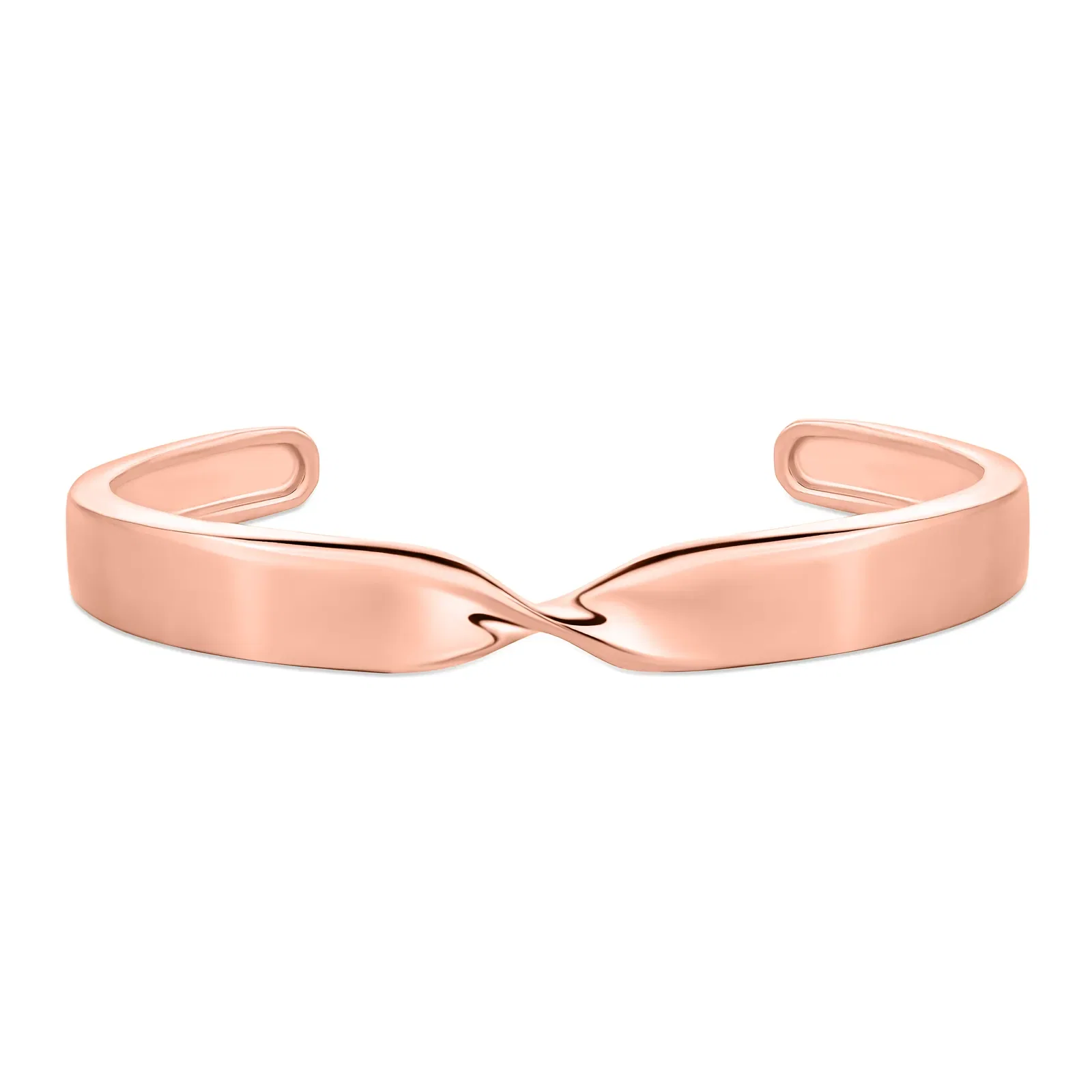 Pulseira Life Textura em Liga Rosé com Banho de Ouro Rosé 18k — imagem 1