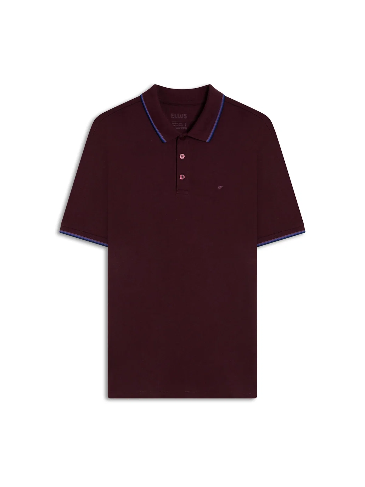 Polo Piquet Easa Friso Bordeaux — imagem 1