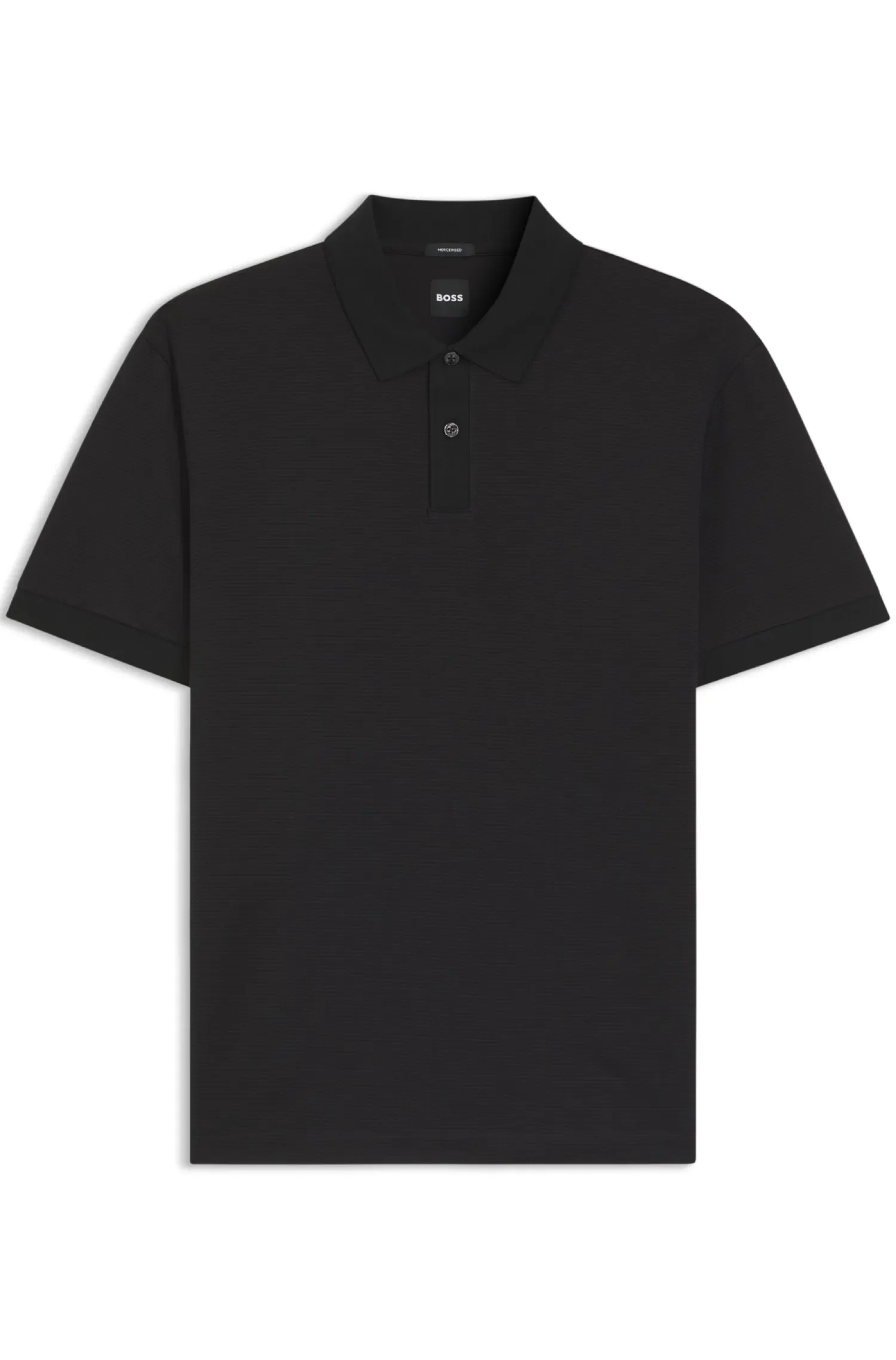 Polo Em Algodão Mercerizado Com Micropadrão — imagem 1