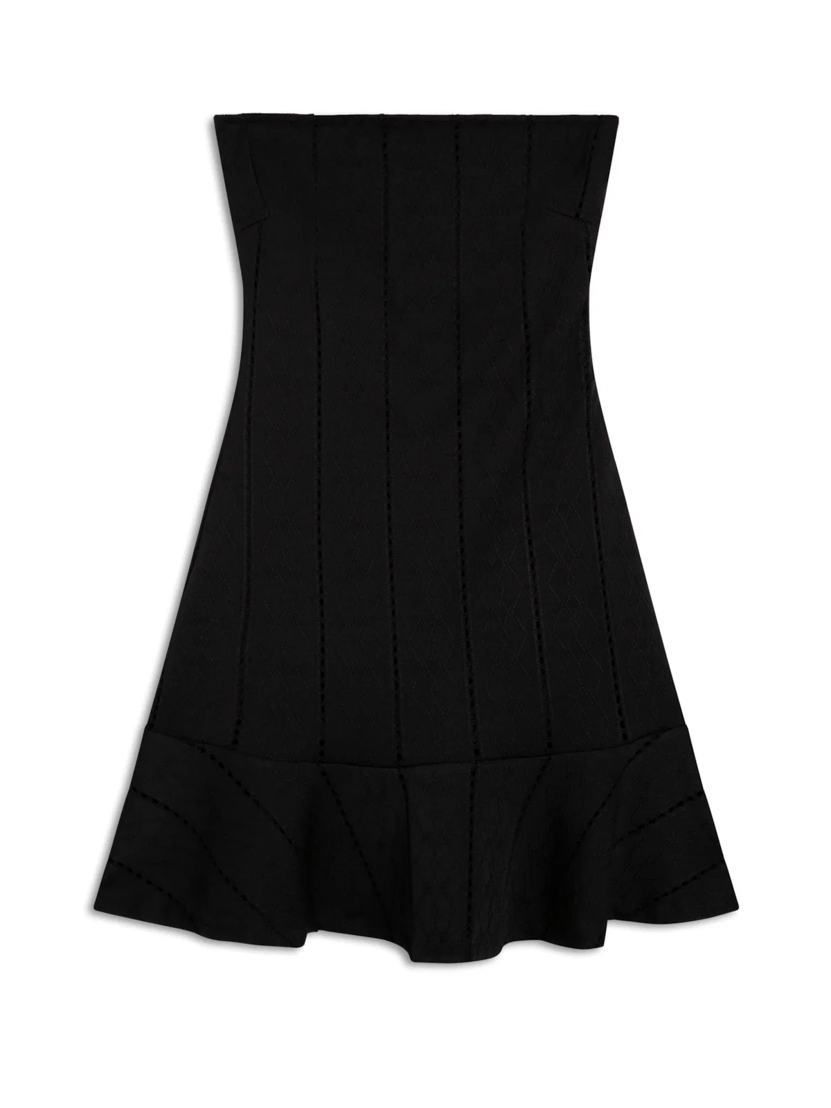 Vestido Bandage Dress Ruflle Preto