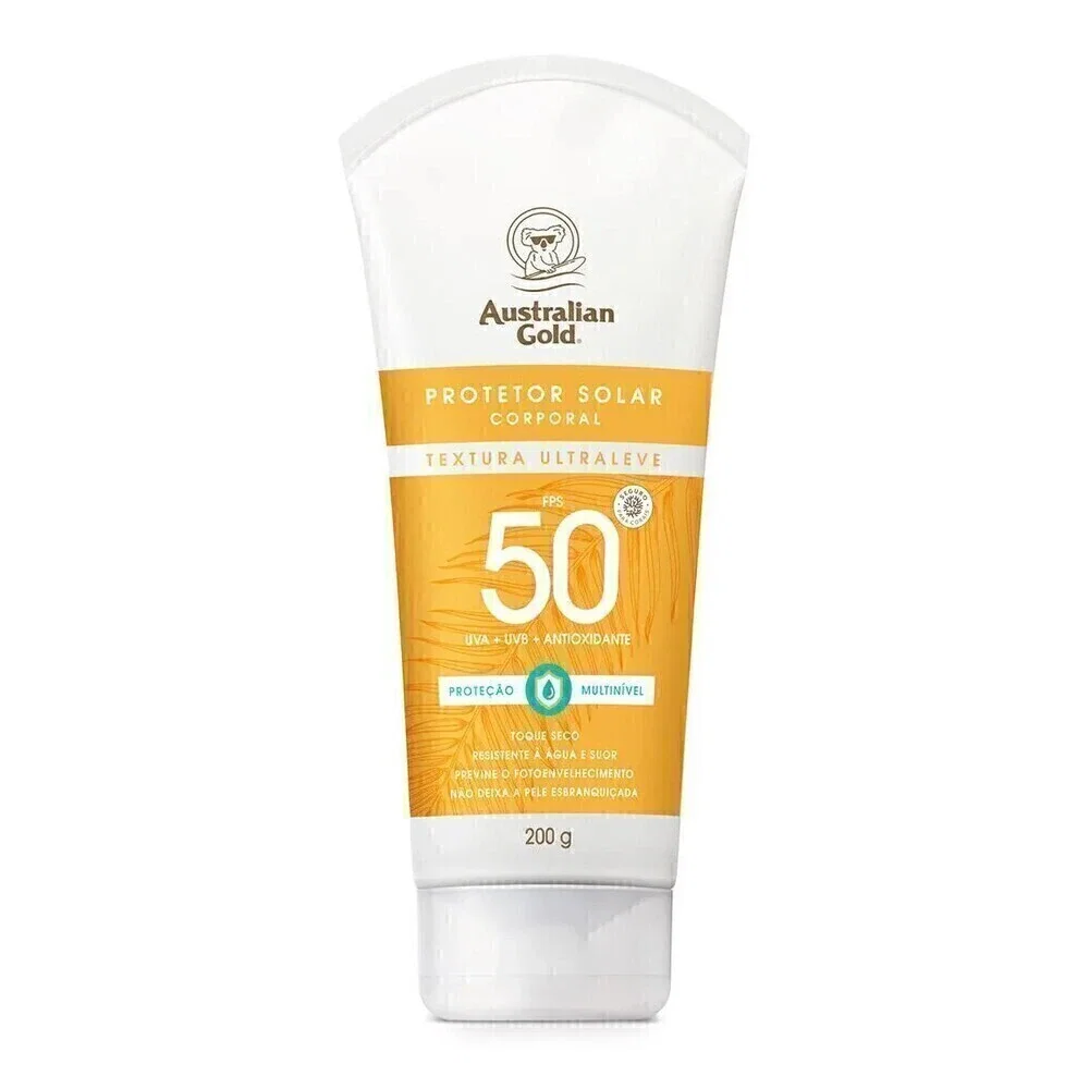 Protetor Solar Corporal Australian Gold Alta Proteção FPS 50 200g