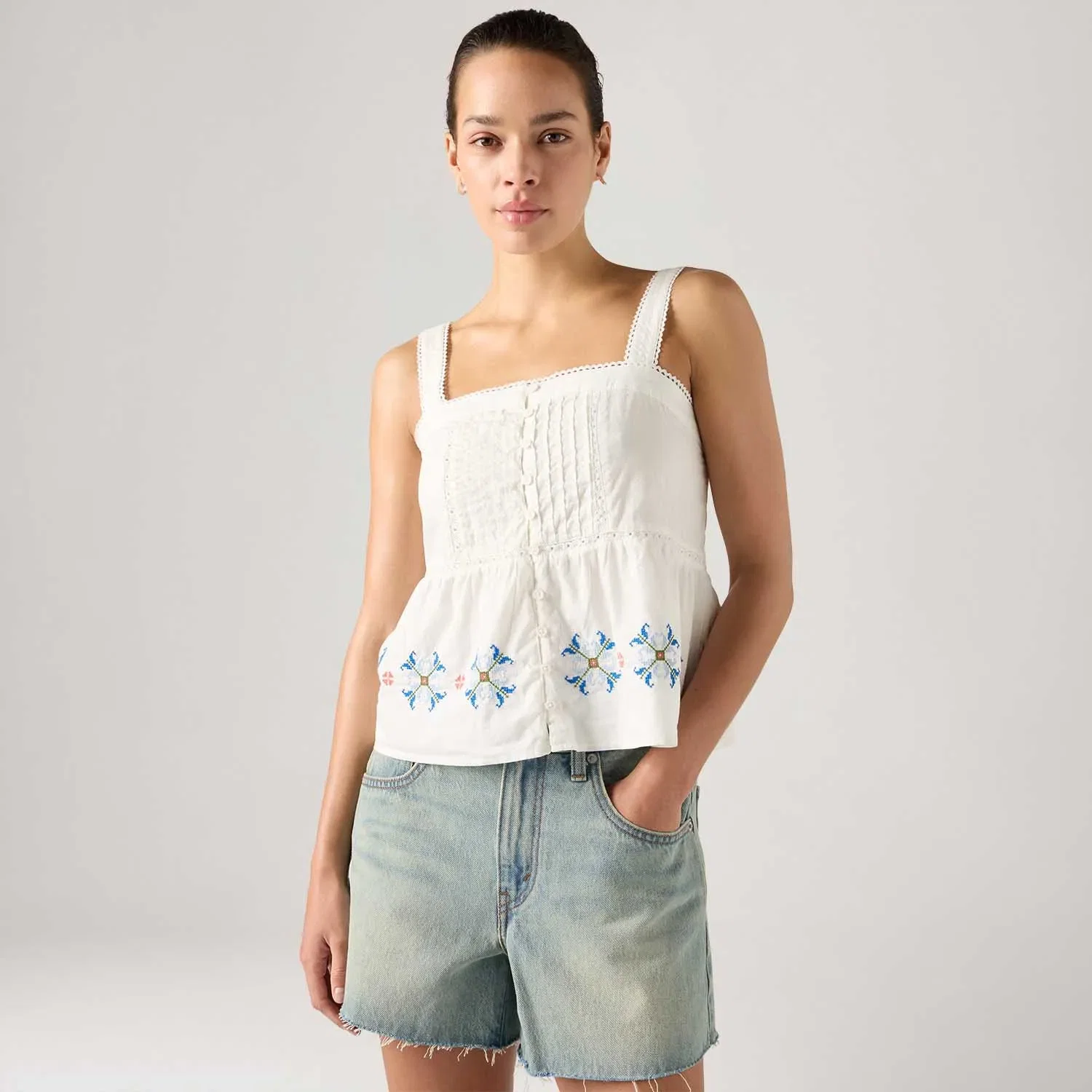 Blusa Levi's® Mimi Branca