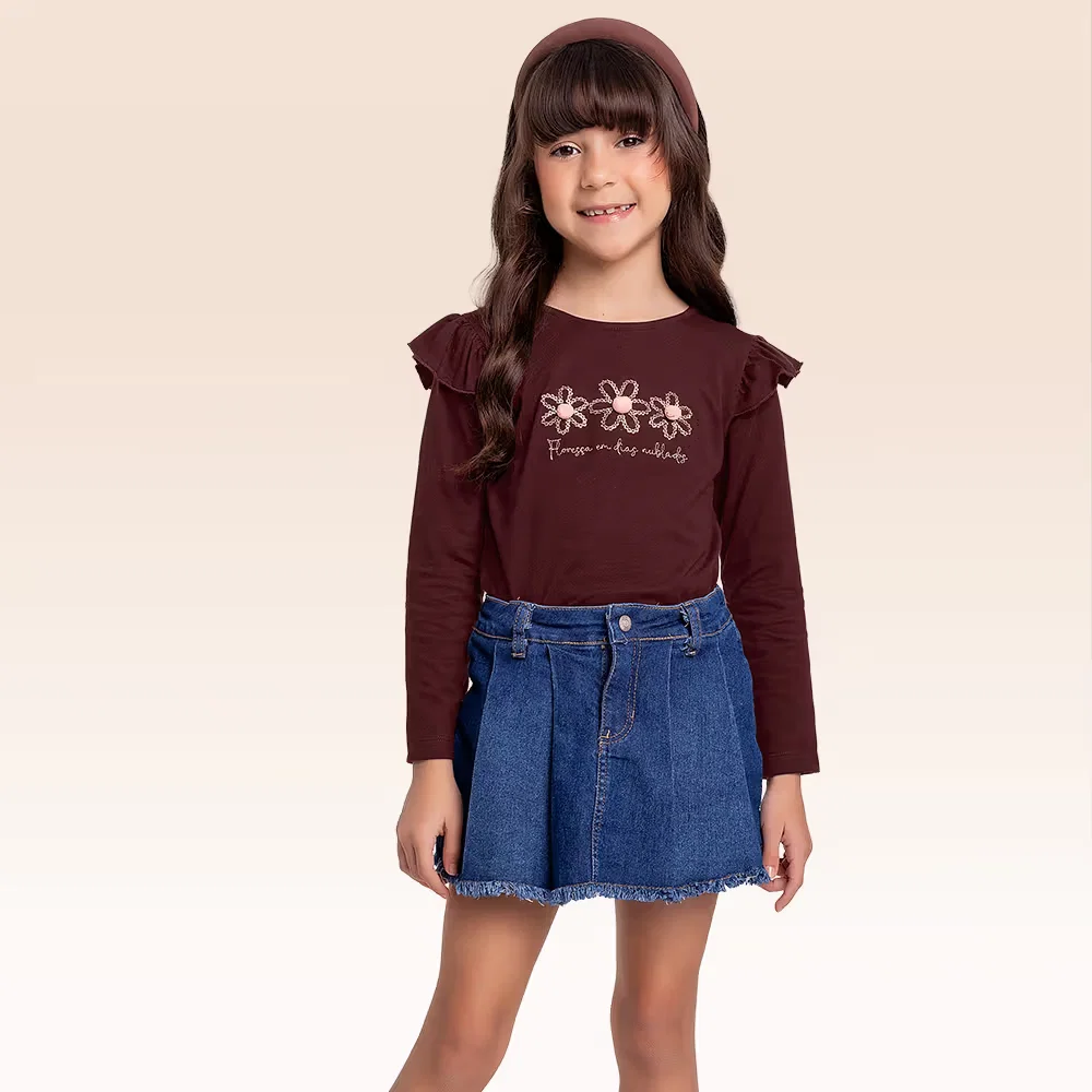 Blusa manga longa