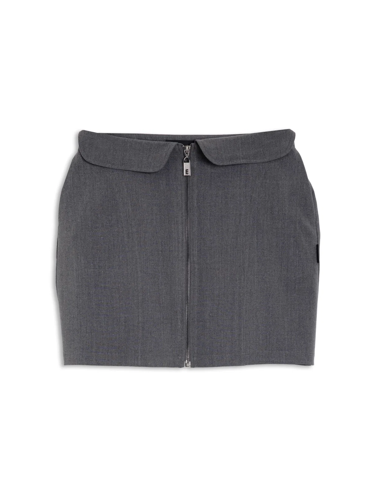 Tailoring Lapela Mini Skirt Cinza Medio — imagem 1