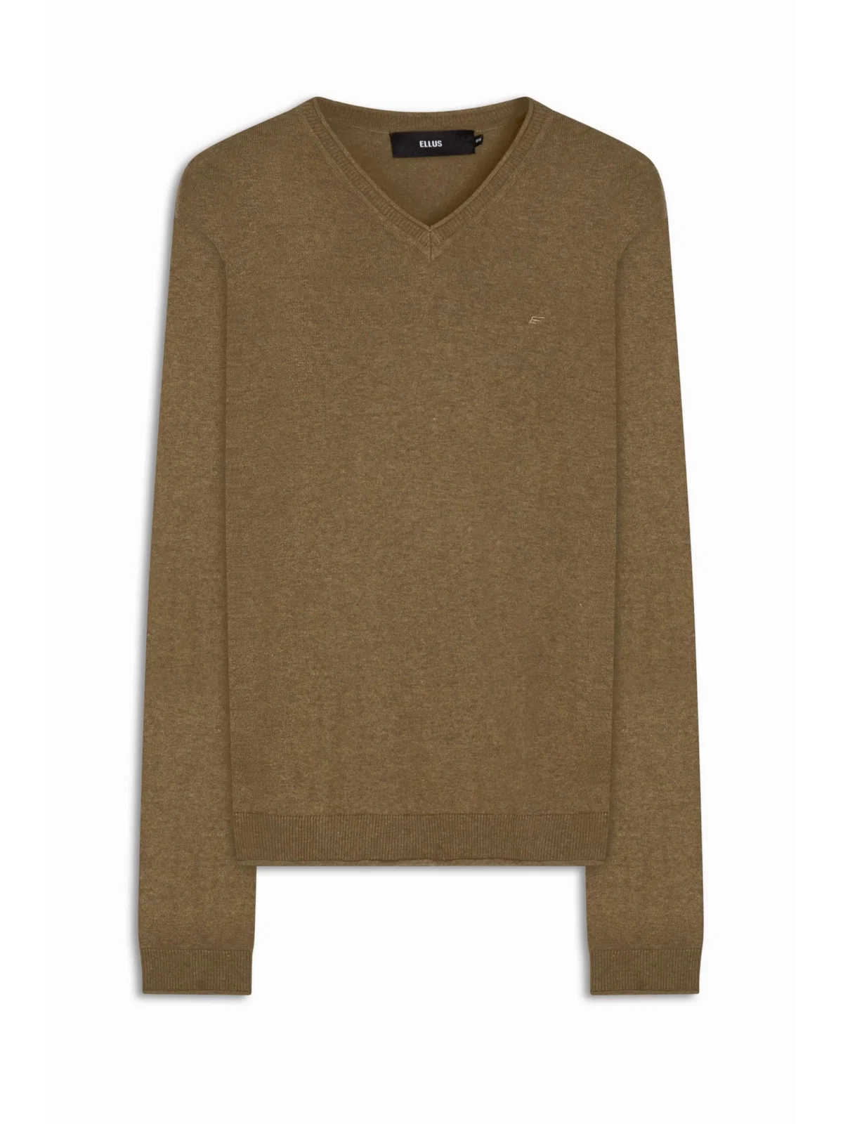 Tricot Basic Classic Ellus Tabaco