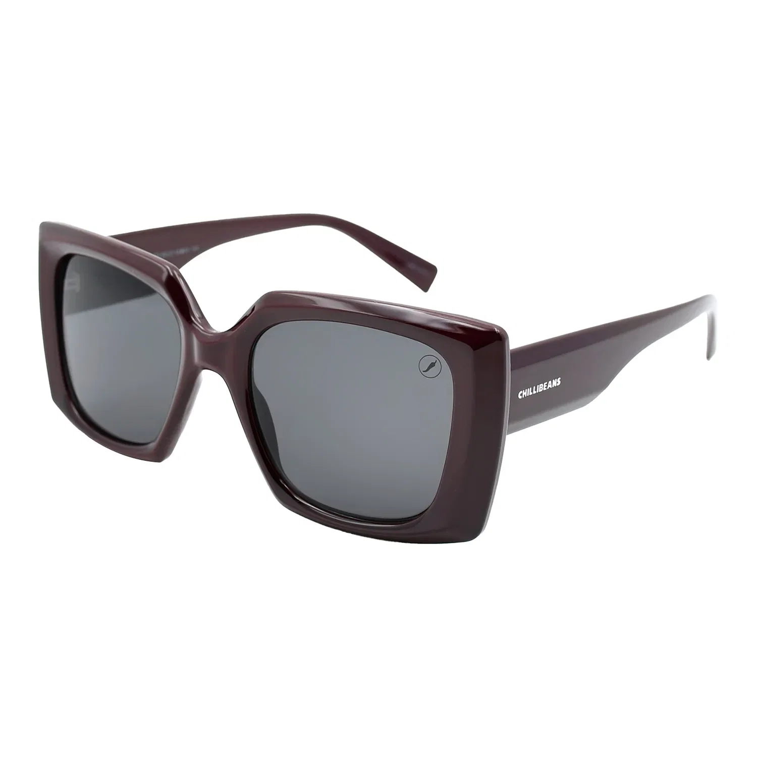 Óculos de Sol Feminino Chilli Beans Quadrado Degradê Verde — imagem 1