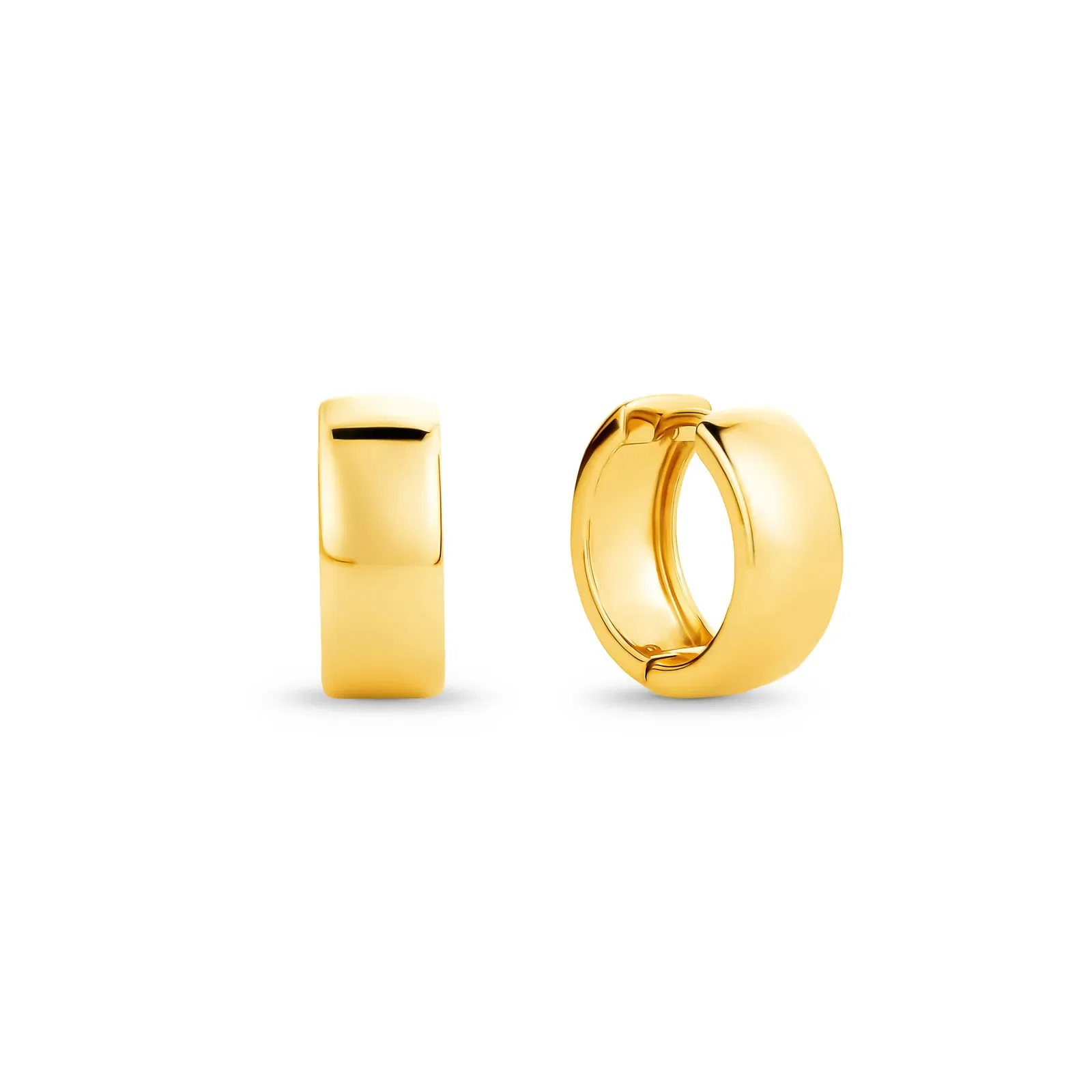 Argola Life em Prata 925 com Banho de Ouro Amarelo 18k, 15,5mm