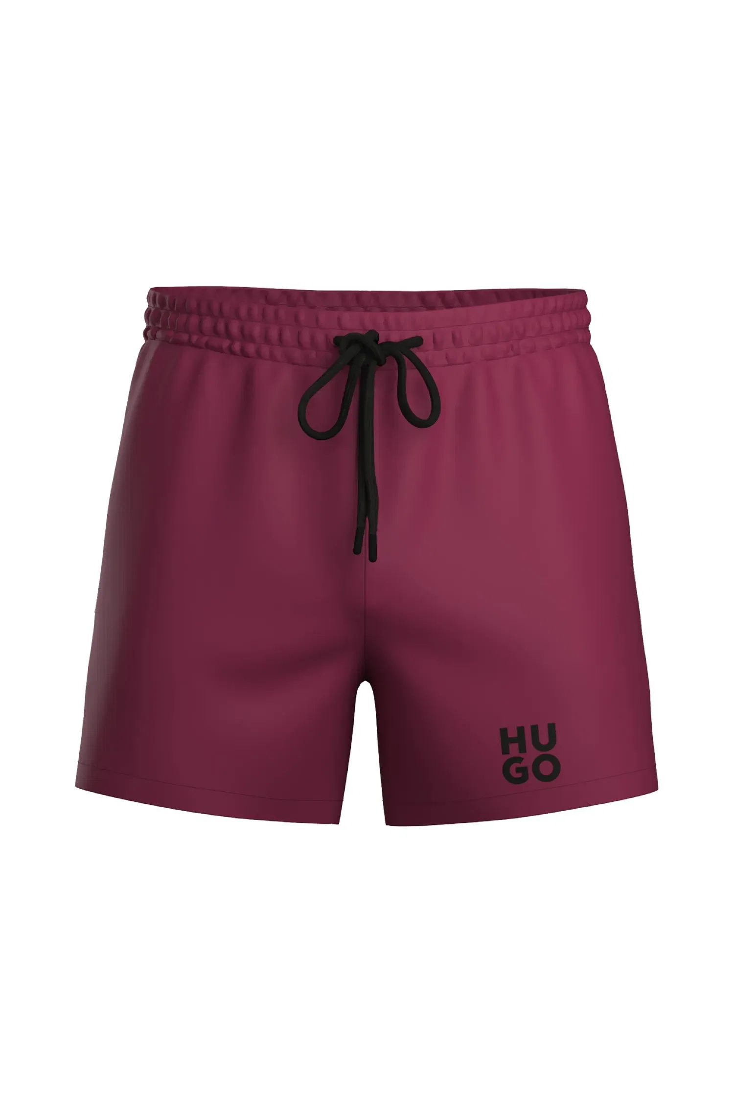 Shorts De Banho Com Estampado De Logo Sobreposto