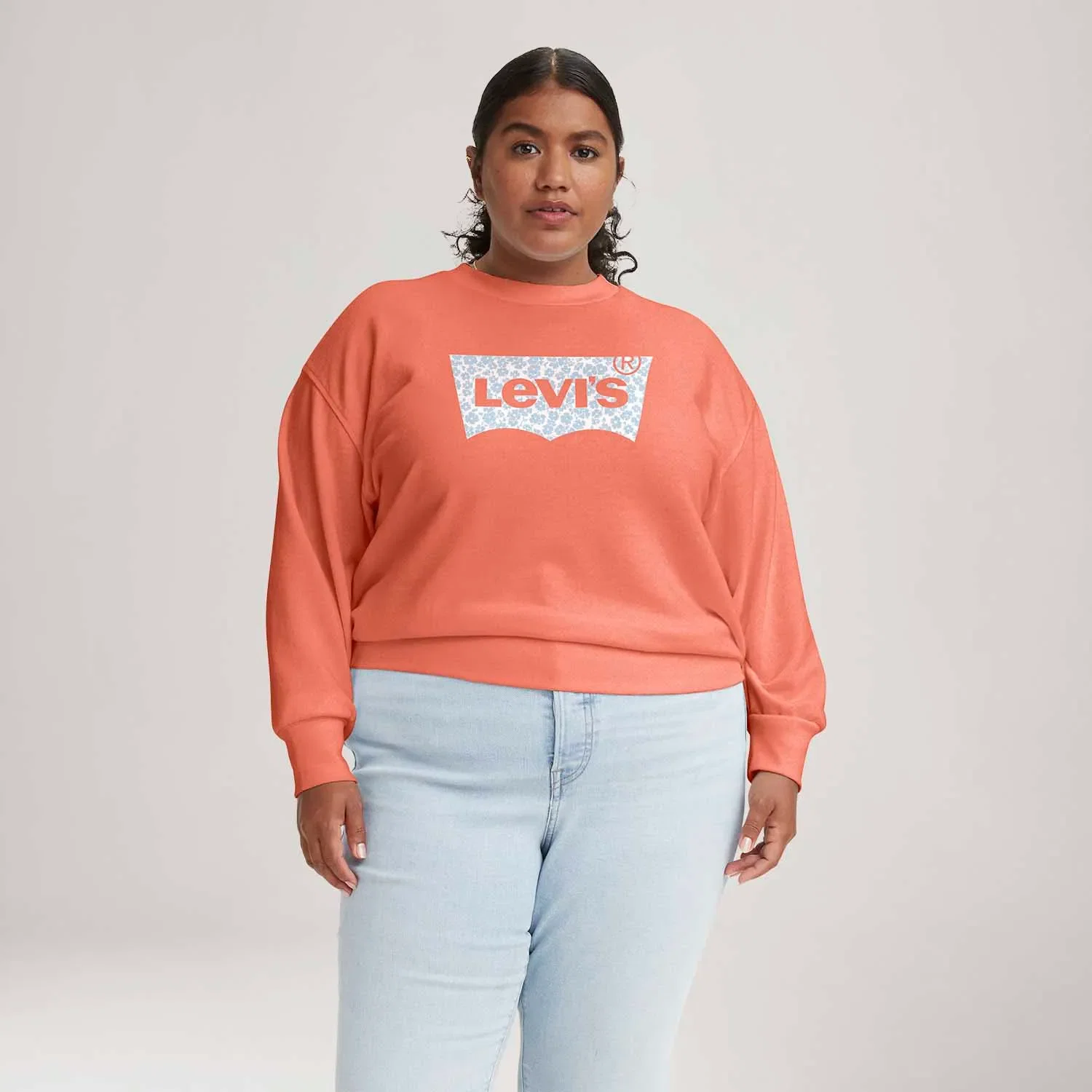 Moletom Levi's® Graphic Standard Plus Size Coral — imagem 1