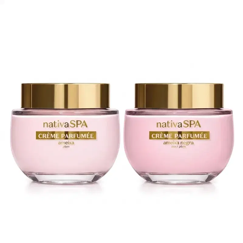 Combo Crème Parfumèe Ultra Perfumado Nativa SPA: Ameixa 200g + Ameixa Negra 200g