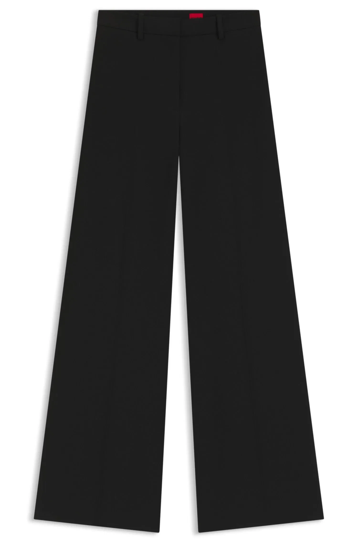 Calça Flare Regular Fit Em Tecido