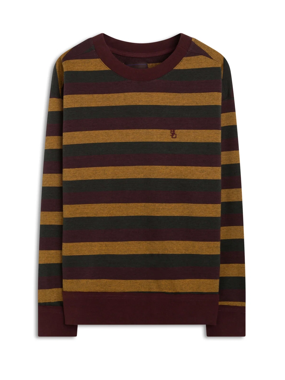 Moletom Fleece Striped Game Club Dark Wine — imagem 1