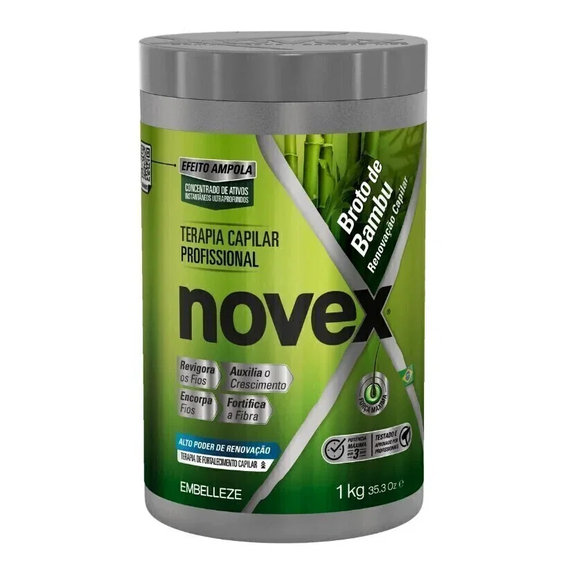 Creme de Tratamento Novex Broto de Bambu 1Kg