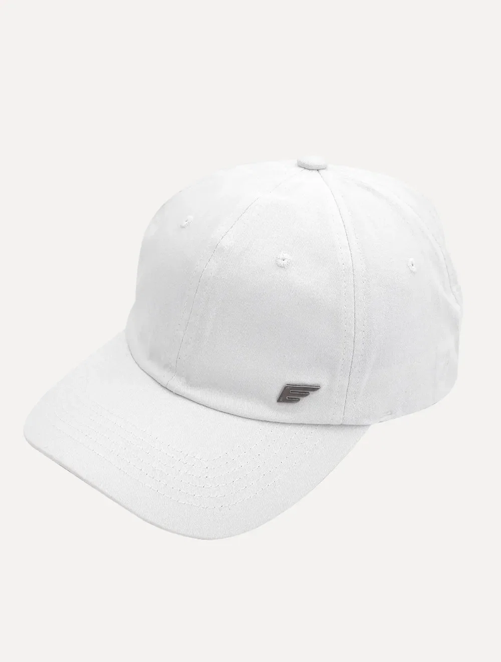 Boné Ellus Masculino Metal Logo Branco