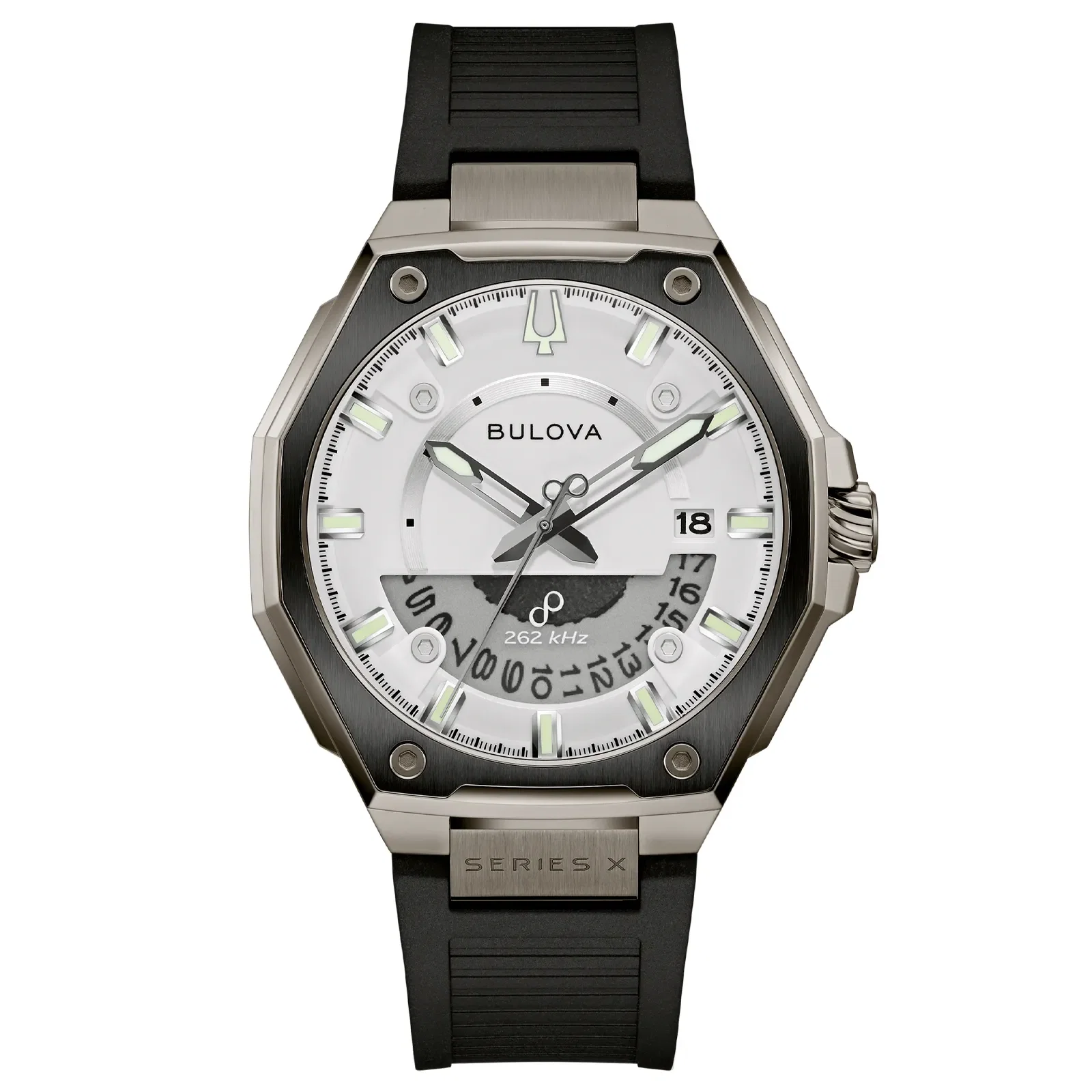 Relógio Bulova Series X Masculino Silicone Preto 98B457