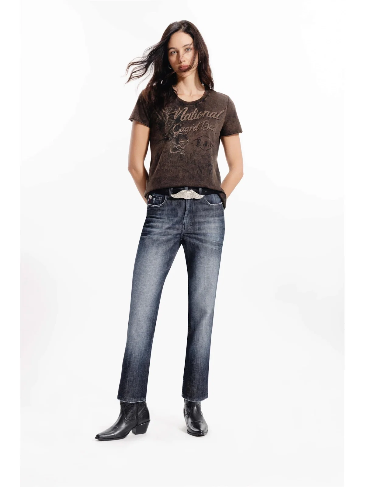 Calça Hight Comfort Dark Flame Lav.Escuro C/ 3d+peq.Puíd — imagem 1