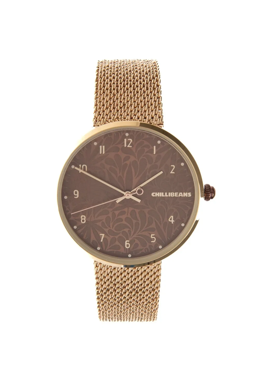 Relógio Analógico Feminino Reggae Peace & Love Dourado — imagem 1