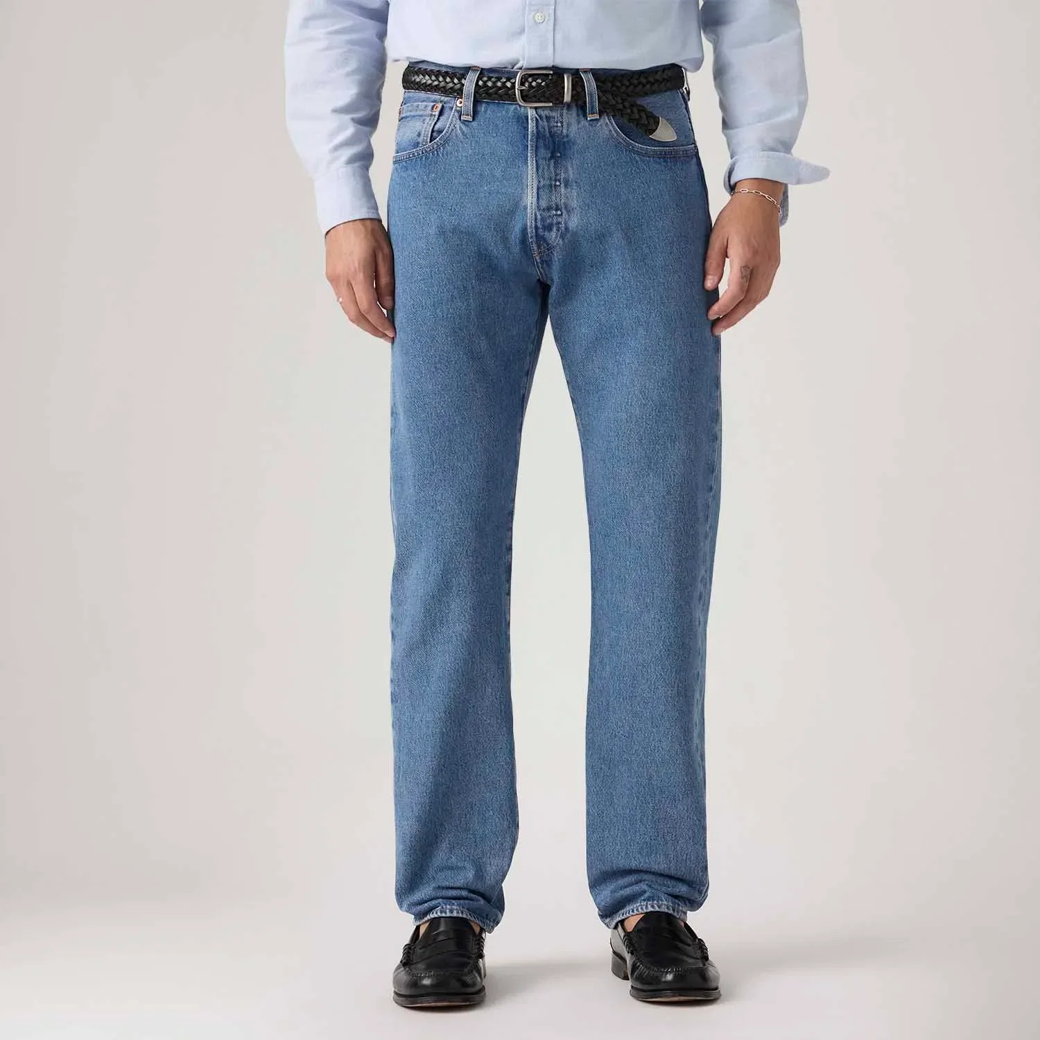 Calça Jeans Levi's® 501® Relaxed Lavagem Média — imagem 1