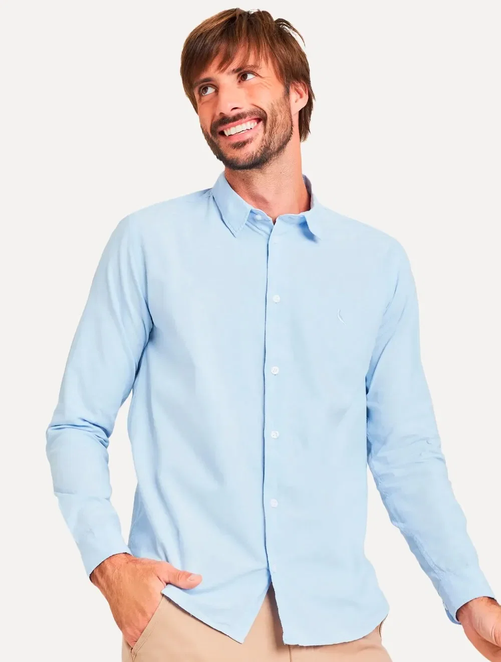 Camisa Reserva Masculina Nova Paraty Azul — imagem 1