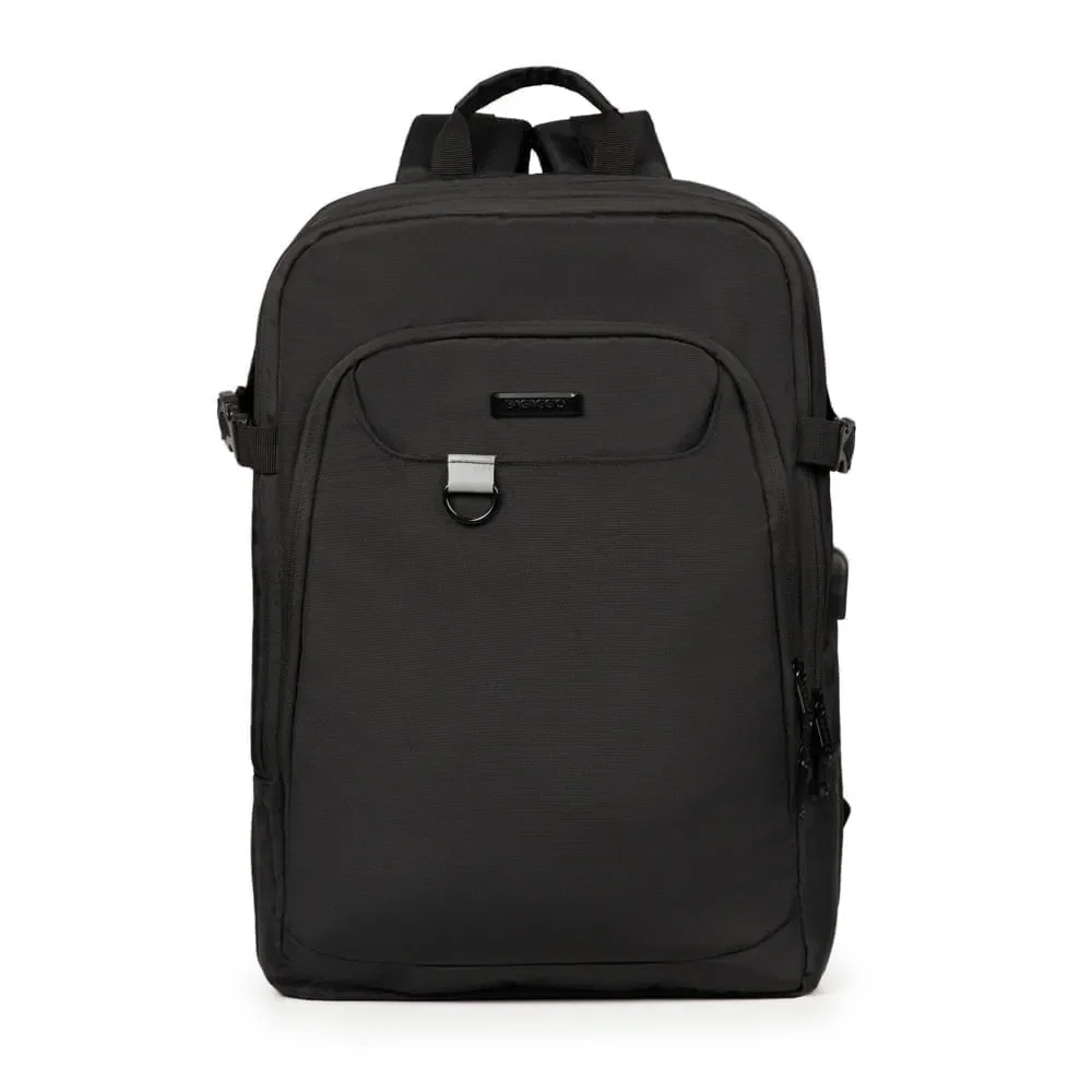 Mochila de Viagem Grande Expansivel Voyage para Notebook Preta