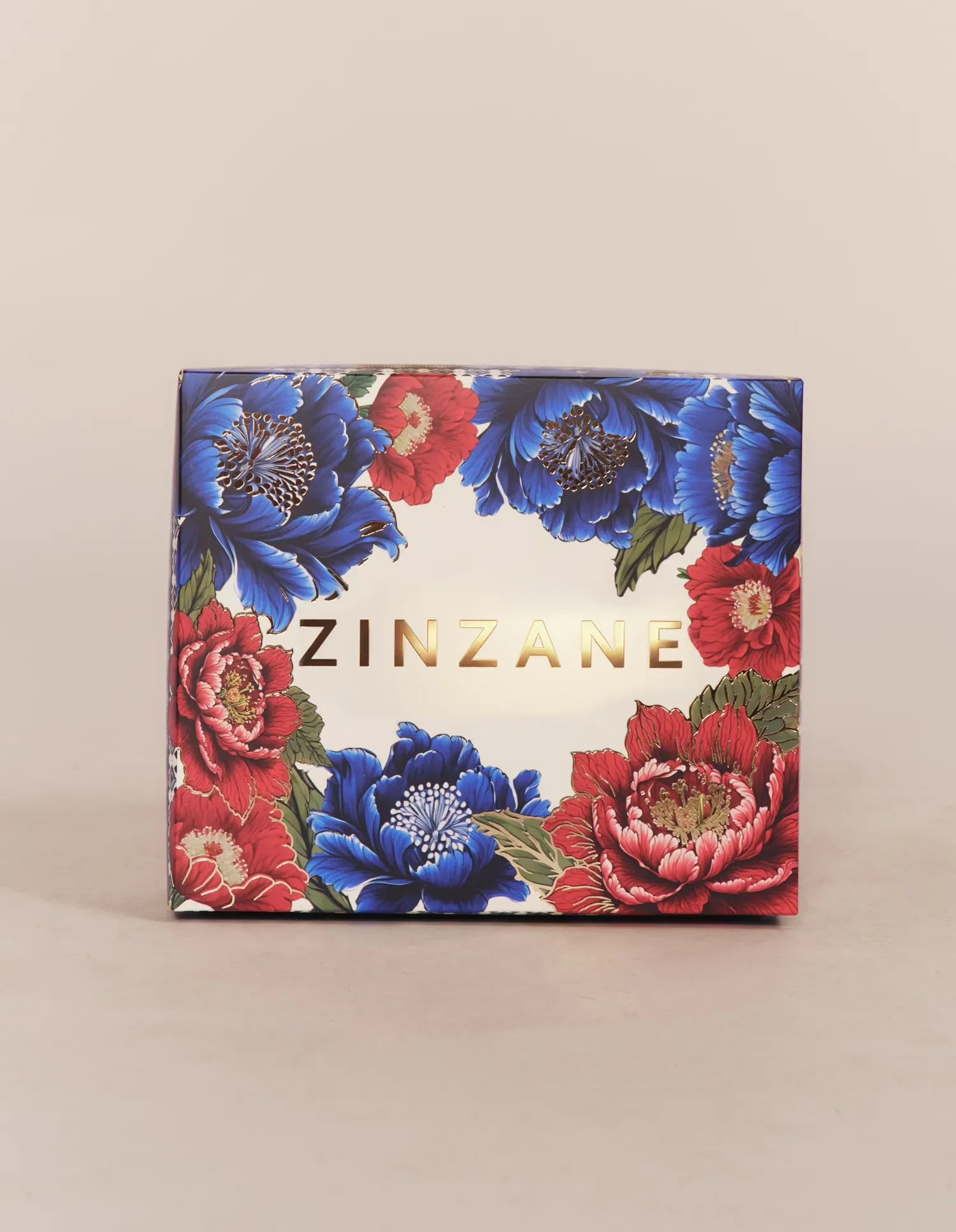 Caixa de Presente Estampada Penny - Azul Royal