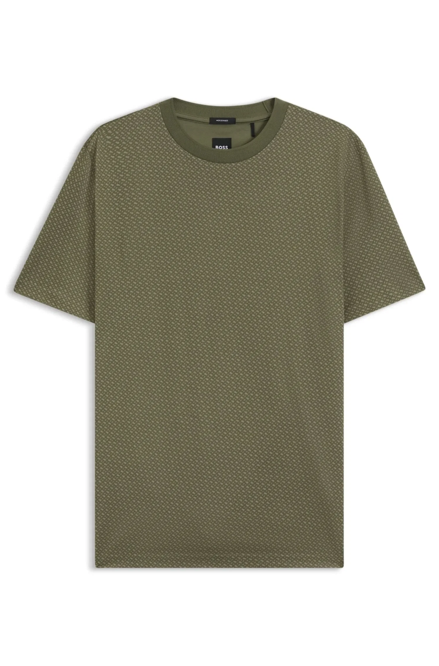 Camiseta De Algodão Mercerizado Com Monogramas — imagem 1