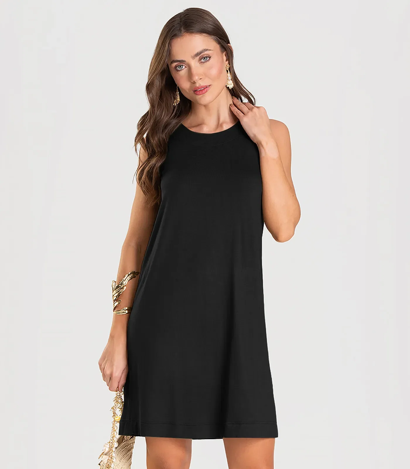 Vestido Feminino Curto Dianna Preto