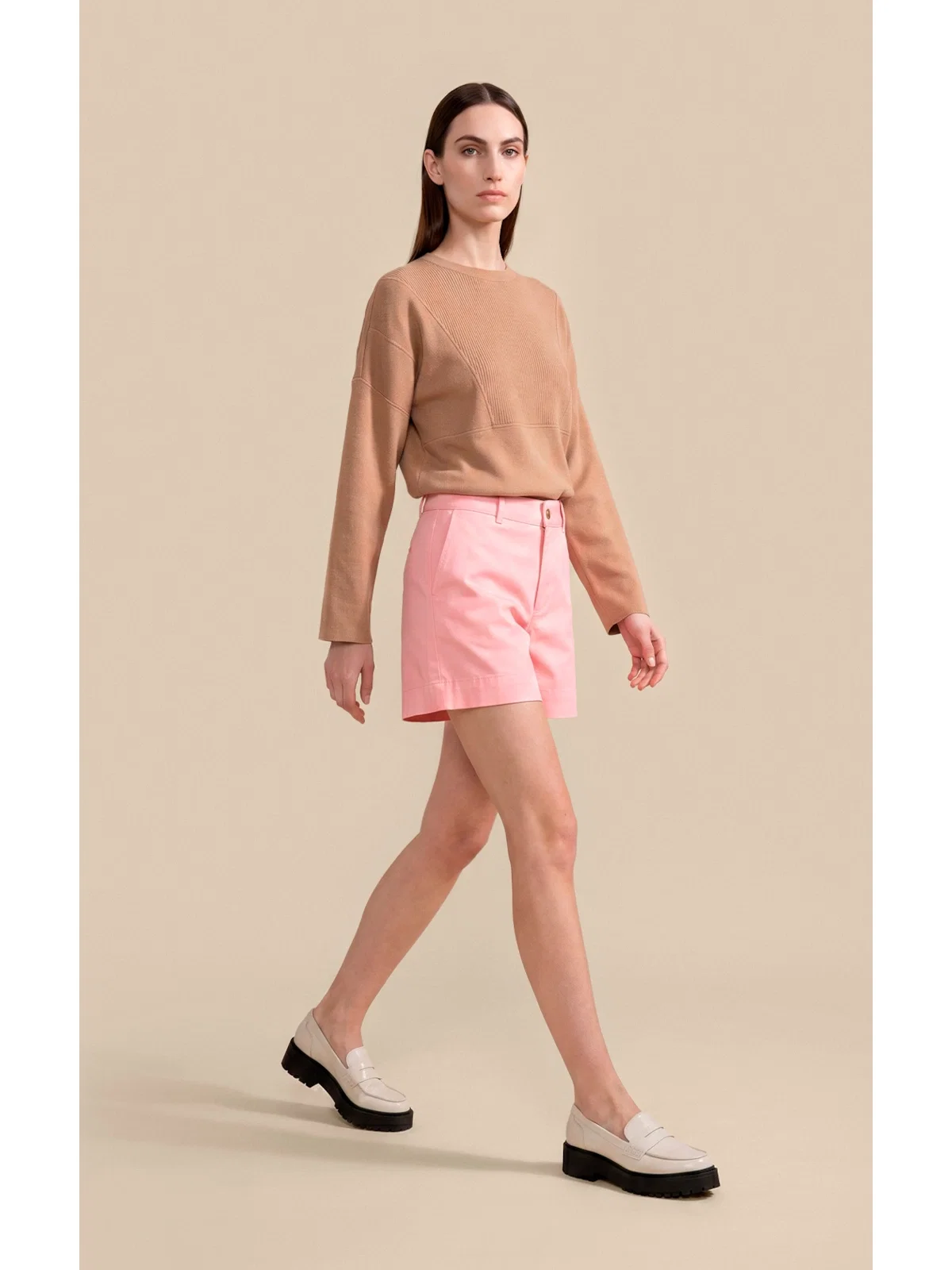 Shorts Sabrina Jogging Color Rosa
