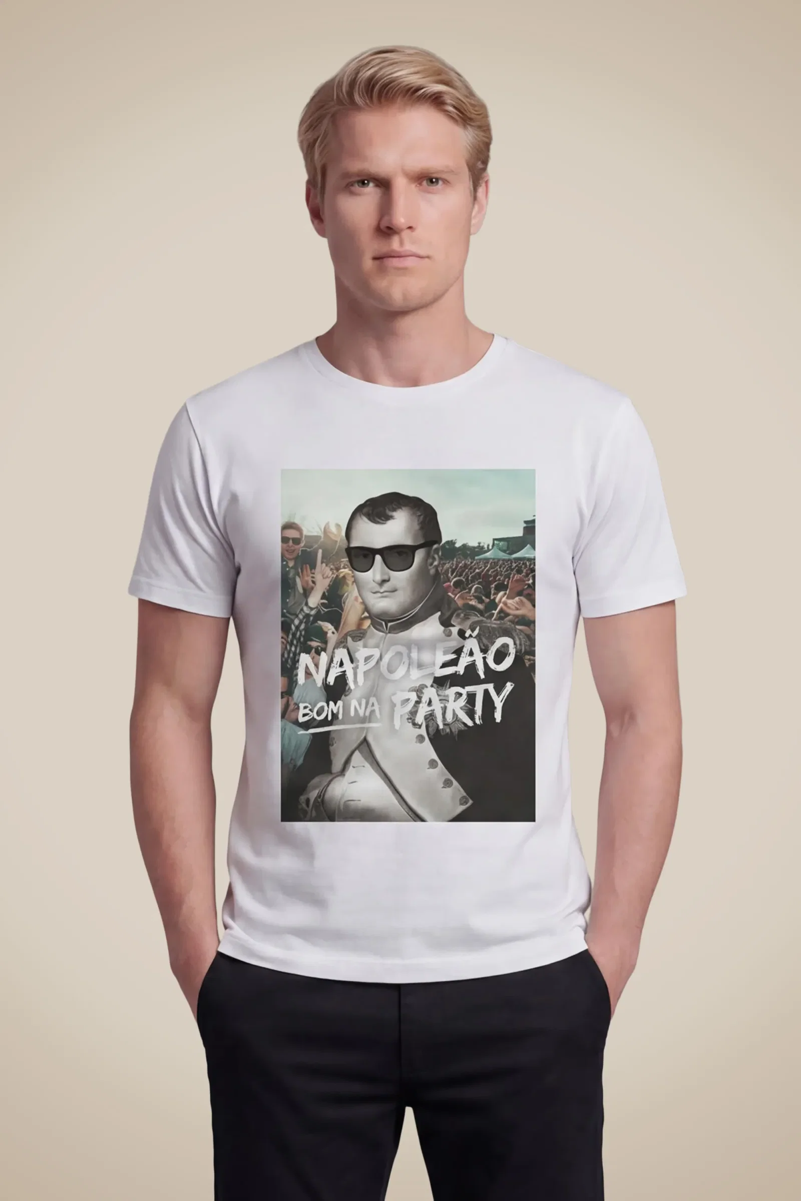 Camiseta Napoleão Bom Na Party — imagem 1