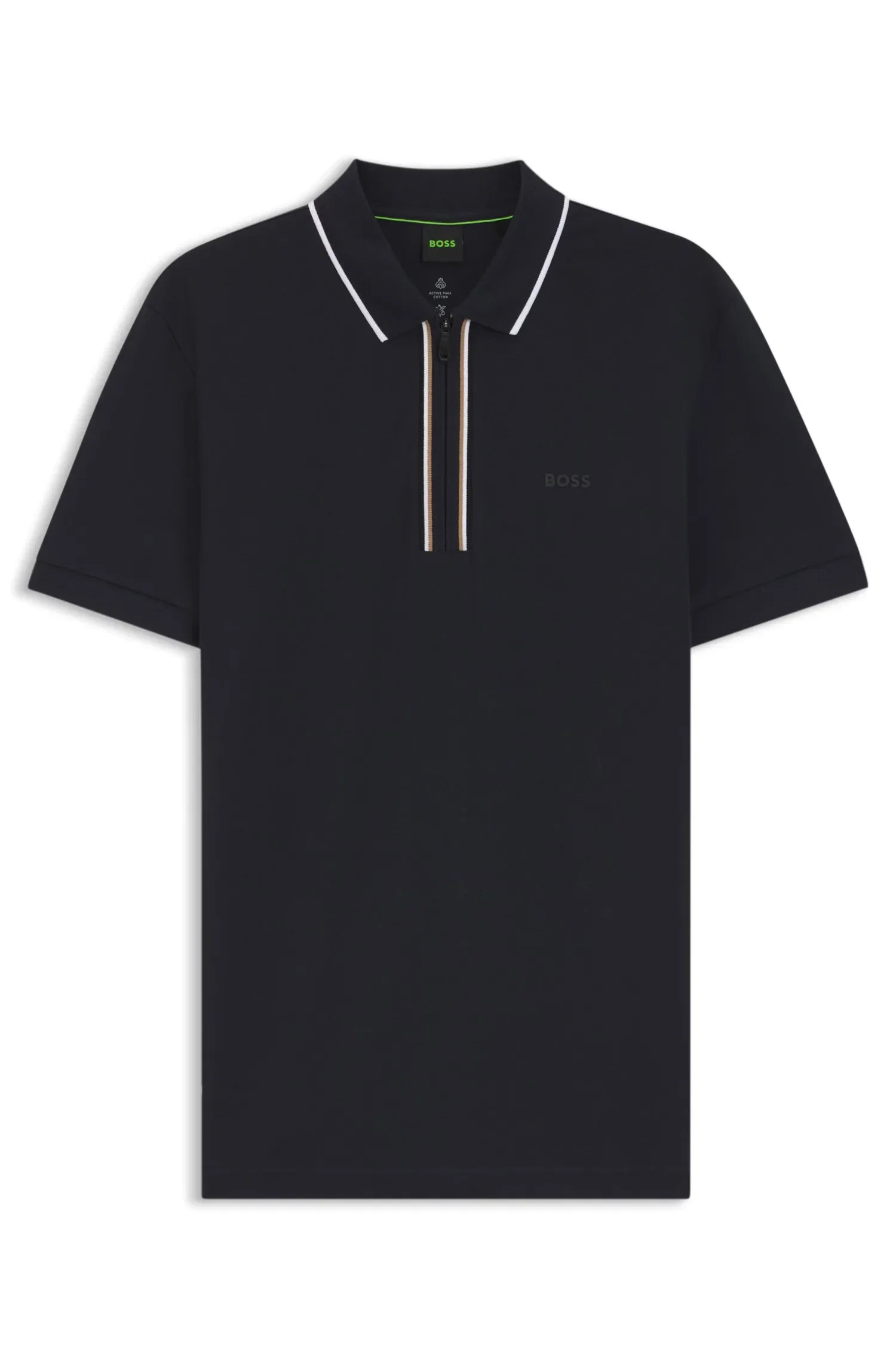 Polo Slim Fit Em Algodão