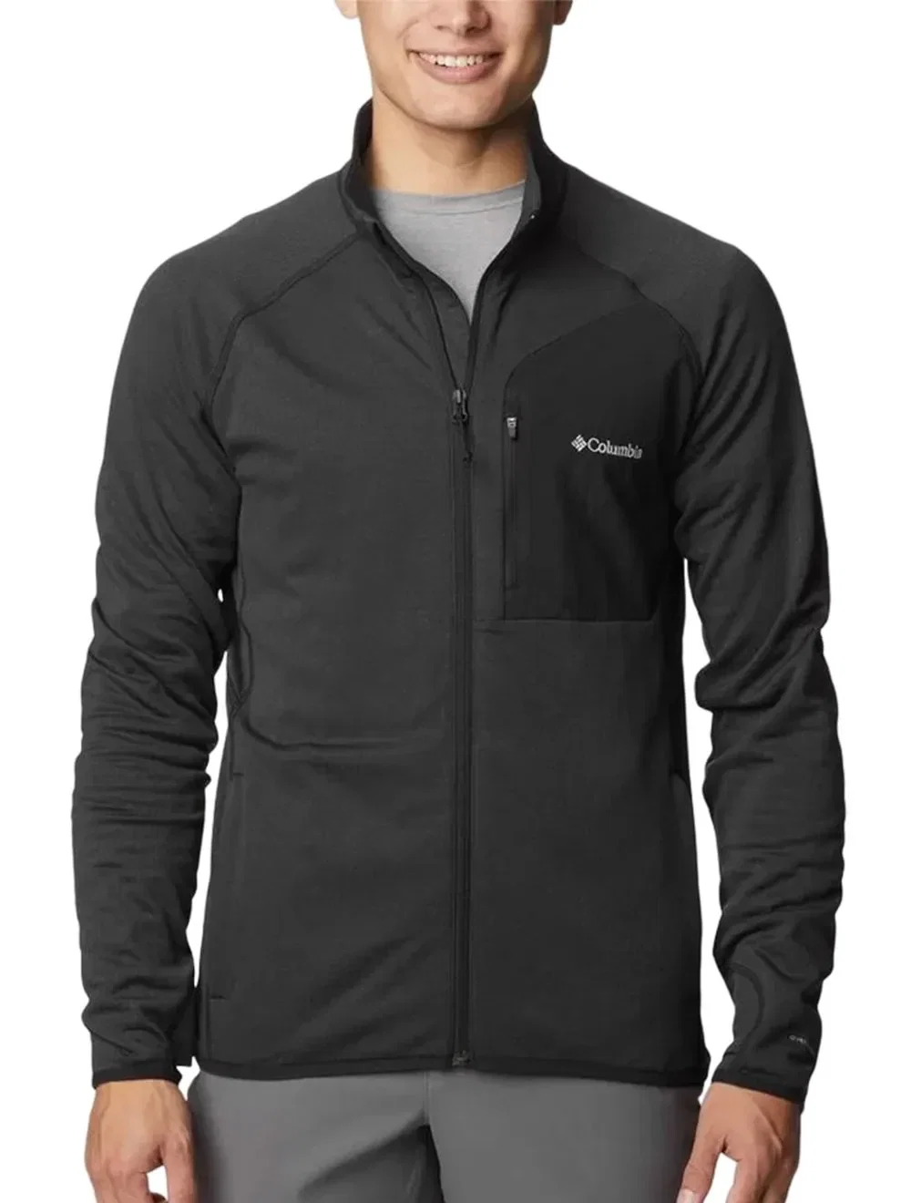Jaqueta Columbia Masculina Triple Canyon Full Zip Preta